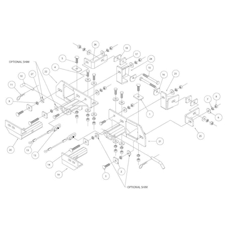 Roadmaster BASEPLATE RANGER - MUST HAVE TOW HOOKS NO TREMOR, NO SKIDPLATE XL 477-1